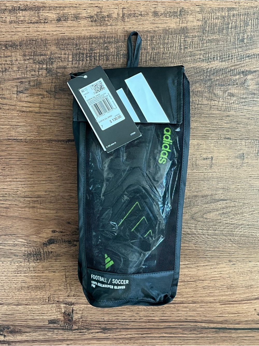 Adidas Copa Pro Goalkeeper Gloves ‘Black Volt’ (size 7)